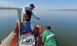 Su ürünleri denetimlerinde  16 bin metre ağ ele geçirildi