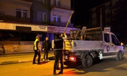 Zabıta ekiplerinden  gece denetimi