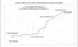 Çorum–Samsun hızlı tren hattında ilk etap resmileşti