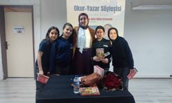 Ortaokul öğrencileri Yazar Nurcan Kocaman ile buluştu
