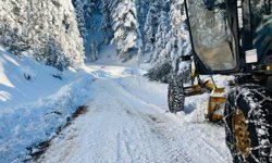 Köy yolları kapandı