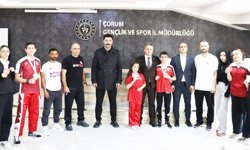 Demirkıran başarılı  sporcuları ağırladı