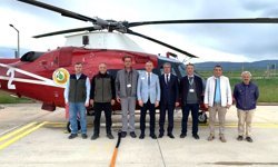 Merzifon’a yangın söndürme  helikopteri konuşlandırıldı