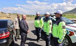 Çalgan’dan jandarma  trafik ekibine ziyaret