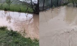Çorum'da o köyü su bastı