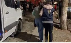 Gazi Caddesi'nde güzellik salonuna operasyon: 4 gözaltı