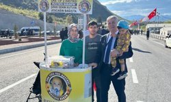 Alagöz’den SMA hastası  Baran için destek ziyareti