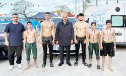 İskilipli güreşçiler Alaçam Güreşlerinde 5 madalya kazandı