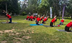 Parkta “Yoga Günü” etkinliği