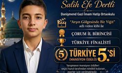 Danişmend Gazi İHO öğrencisi Salih Efe Dertli Türkiye 5’ncisi