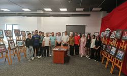 Öğrencilerin eserleri sanatseverlerle buluştu