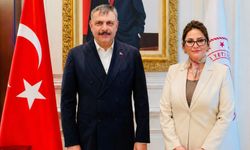 Aylin Alveren Özen’in Bakan Çiftçi’yi ziyareti