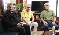 Sadık Eral ile Bülent  Uğur Dertsiz’in ziyareti