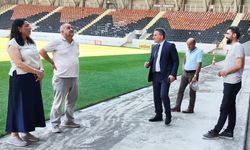 Demirkıran stadyumda incelemelerde bulundu