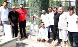 Amigo Mehmet Ali’nin mezarına kupalı ziyaret