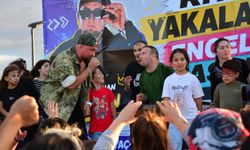 Rap konserinde özel  bireyler doyasıya eğlendi