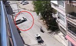 13 yaşındaki motosiklet sürücüsüne otomobil çarptı! İşte o kaza anı
