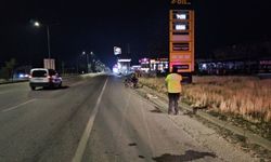 Çorum’da motosiklet köpeğe çarptı: 2 yaralı