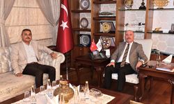 Muzaffer Külcü, Vali Ali Çalgan’ı ziyaret etti