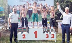 İkiz pehlivanlar Amasya’yı salladı