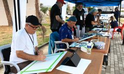 Türkiye ve 3 ülkeden 17  ressam Osmancık'ı resmetti