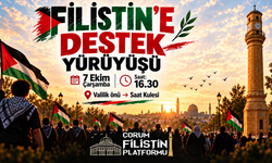 Filistin'e destek  yürüyüşü bugün