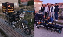 Otomobil ile motosiklet çarpıştı: 1 yaralı