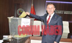 Çorum Ticaret Borsasında başkanlık görevine Yılmaz Kaya seçildi