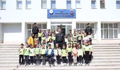 İstiklal İlkokulu’ndan  Jandarma’ya ziyaret