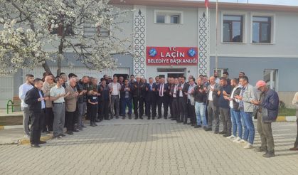 Laçin Belediye Başkanı Toydemir, görevine başladı