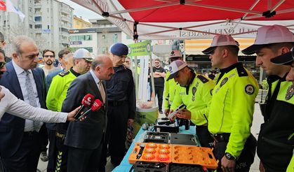 Çorum’da trafik haftasında çocuklara trafik kuralları anlatıldı
