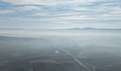 Çorum’da sis etkili oldu