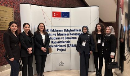 Çocuk hakları eğitiminde  Baro’yu Av. Eker temsil etti