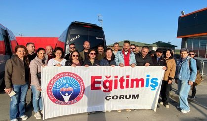 Hayatı durduran eyleme  Çorum’dan yoğun katılım