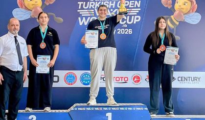Sungurlulu sporcudan Dünya üçüncülüğü