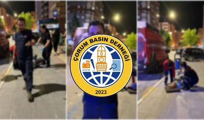 Çorum Basın Derneği’nden  ambulans sürücüsüne tepki