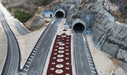 Kırkdilim Tünelleri’nde Osmancık yönü kapandı