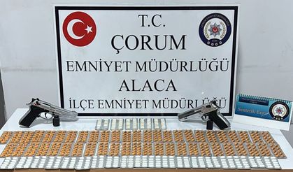 756 adet sentetik ecza hapı  ele geçirildi: 1 tutuklama
