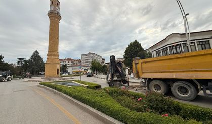 Gazi Caddesi'nde altyapı çalışmaları tamamlandı