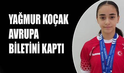 Yağmur Koçak Avrupa biletini kaptı