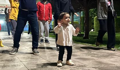 Çorum'da hareket var! Vatandaşlar 15 dakika egzersiz yaptı