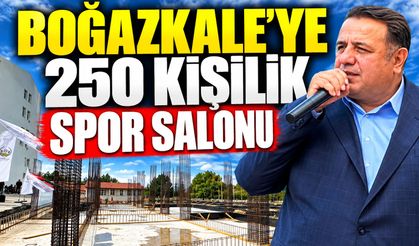 Boğazkale’ye 250 kişilik spor salonu