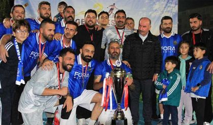 Köylerarası turnuvada şampiyon Kınık