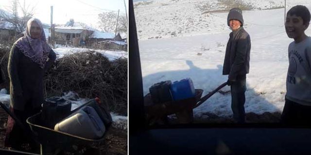 Susuz kalan Eskiçeltek köyü yetkililerden yardım istedi