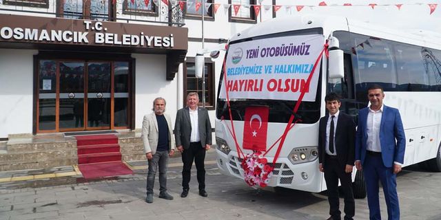 Osmancık Belediyesi’ne yeni hizmet aracı