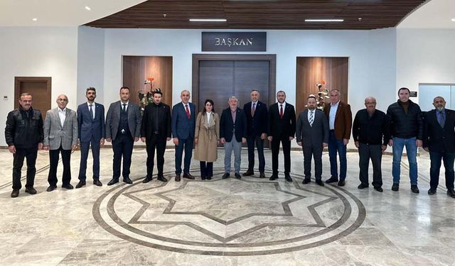 Millet İttifakı adayları, Başkan Aşgın ile görüştü