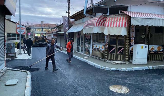 Belediye, Tarihi Arastada Hamit Cami Sokak’ı asfaltladı