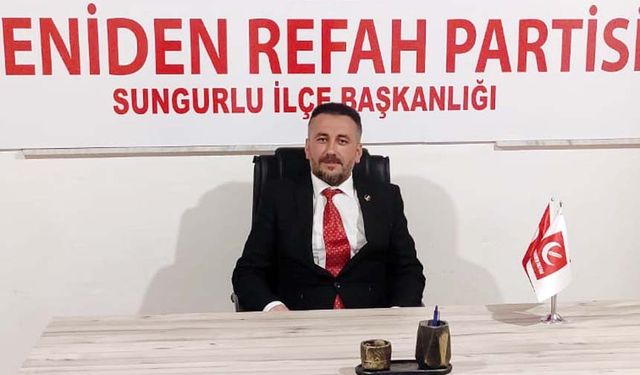 YRP’de Sungurlu İlçe Başkanlığı’na Vargeloğlu atandı