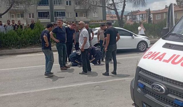 Osmancık'ta otomobilin çarptığı yaşlı adam yaralandı