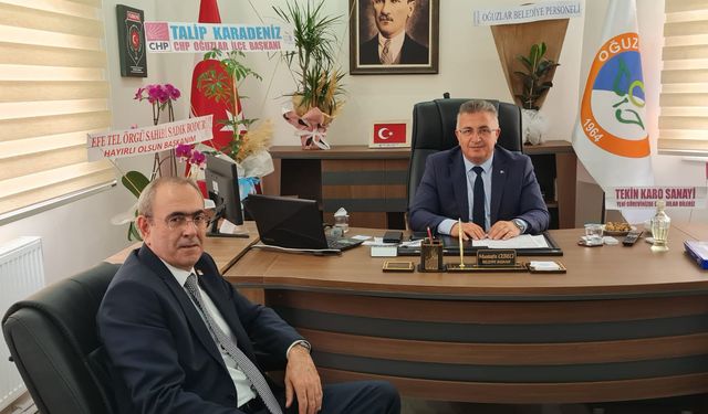 Çöphüseyinoğlu, CHP’li  başkanları kutladı